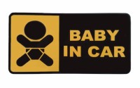 Sticker Baby in car