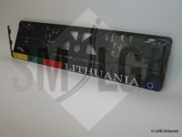 Lithuania mit der großen Fahne